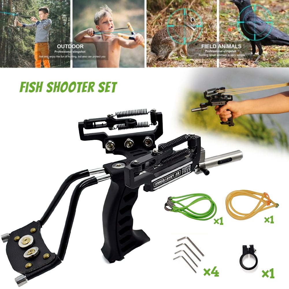 DFITO Wrist Rocket Slingshots with Laser Sight for Adult Outdoor Slingshot Shooting Fish and Fish Shooting