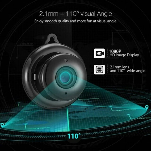 Mini Camera WiFi Wireless Camera Nanny Cam, DFITO 1080p HD Camera Home Security Camera,Night Vision Indoor/Outdoor Small Camera Dog Pet Camera for Mobile Phone Applications in Real Time