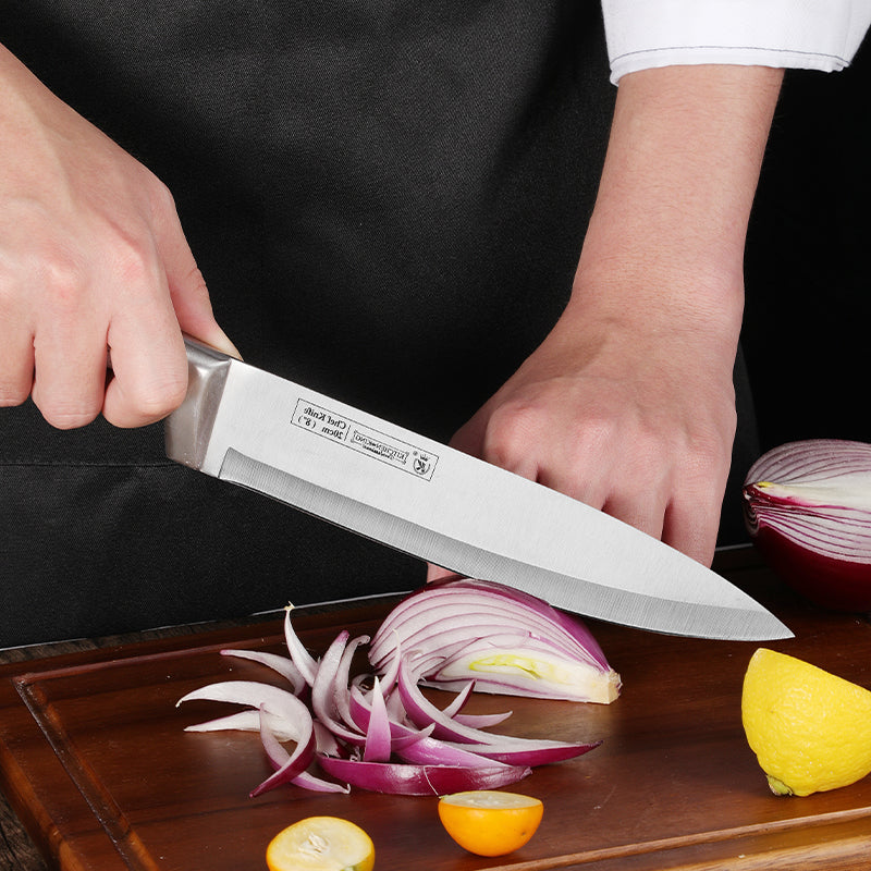 Jiameikang kitchen knife-purple gradient 9-piece set