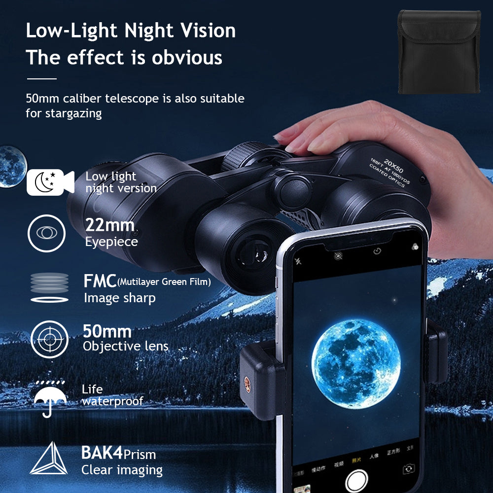 DFITO 180X100 Binoculars for Kids Beginners Adults, Refractor Telescope with with BAK4 Prism FMC Lens