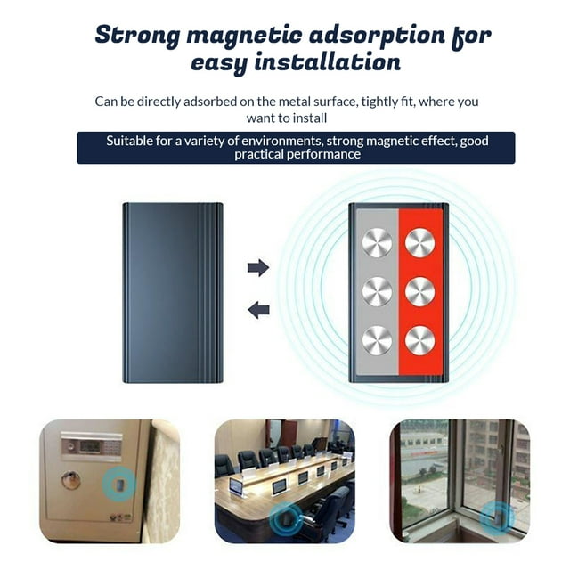 Voice Recorder with 2500mAh Battery for 400 Hours Continuous Recording,DFITO Magnetic Mini Voice Activated Recorder Perfect for Meetings, Cars,Lectures