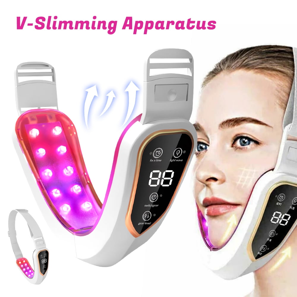 Double Chin Reducer Machine,DFITO Electric V-Face Shaping Eliminator, Lifting Firming Saggy Skin Tightening Machine for Women Skin Care