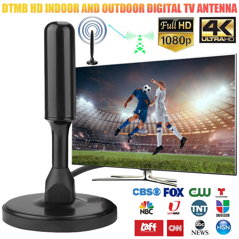 Digital Antenna for Smart TV,DFITO Outdoor/Indoor HD Digital Portable TV Antenna, Long Range Reception for 4K 1080P Channels,16.4ft Coaxial