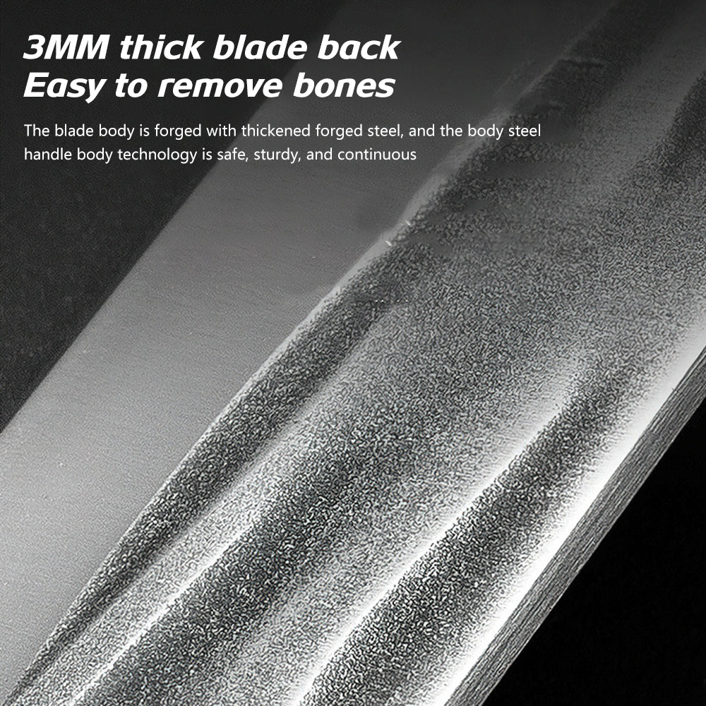 3PCS Butcher Knife Set Hand Forged chef knife Boning Knife