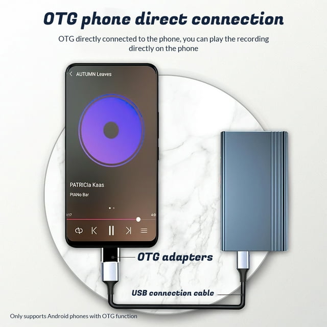 Voice Recorder with 2500mAh Battery for 400 Hours Continuous Recording,DFITO Magnetic Mini Voice Activated Recorder Perfect for Meetings, Cars,Lectures