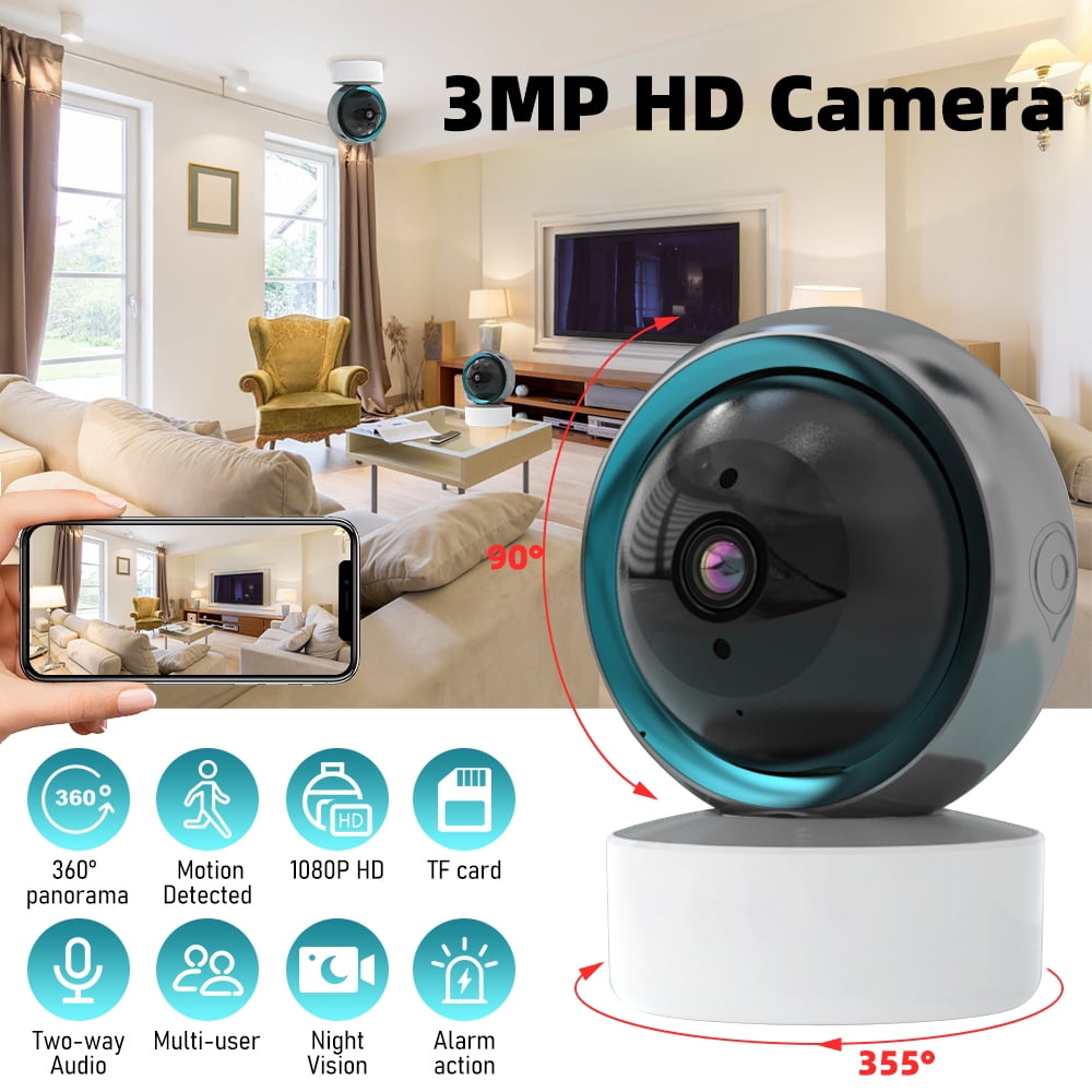 Home Security Camera -DFITO 1080P Full HD Wireless Wi-Fi Camera with Night Vision, Two-Way Audio, Motion Detection