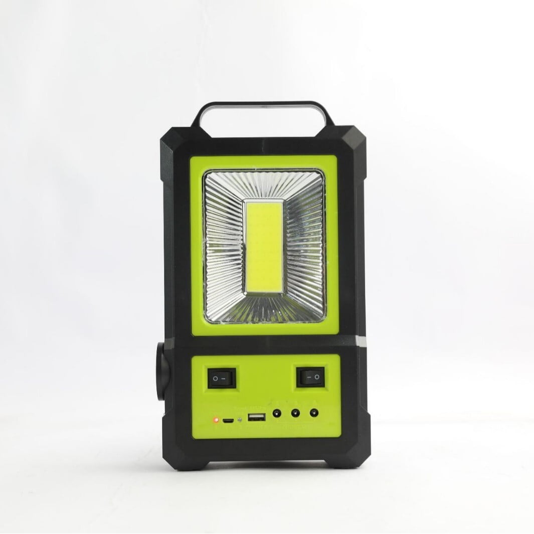 Portable Generator,DFITO 3600mAh Portable Power Station with Bulb, Solar Power Bank for Camping Outdoor Family Rv Emergency