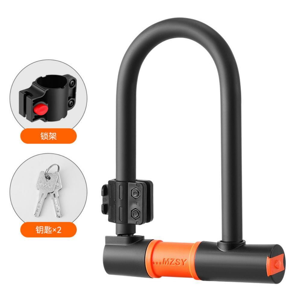 Bike U Lock with 3.94ft/1mCable,DFITO 16mm Heavy Duty Anti-Theft Bicycle U Lock with Mount Holder for Mountain Bikes, Ebikes, Scooters