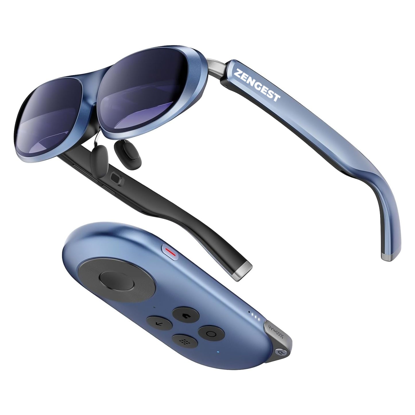 VR Headset,zengest Virtual Reality Headset Compatible with iPhone and Android Phones, Comfortable VR Set Incl. Remote Control, Anti-Blue Light Eye Protected 3D VR Glasses Gift for Kids Adult