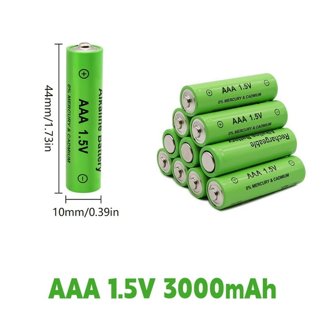 DFITO 16Pcs 1.5V AA Rechargeable Batteries Lithium Li-Lon Battery