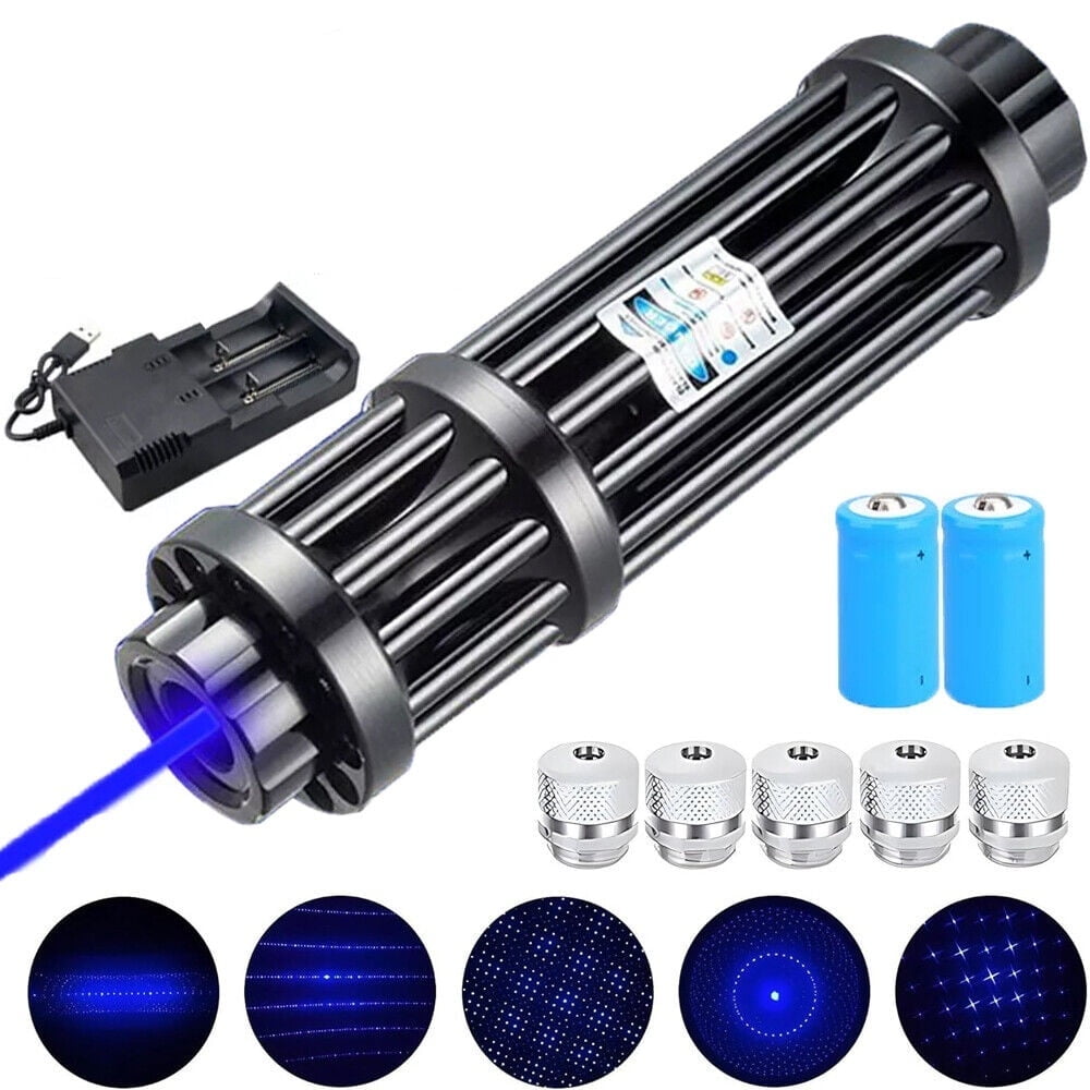 Long Range Blue Laser Pointer High Power,DFITO Material Upgrade Laser Pointer Pen Blue Lazer Pointer Rechargeable for Hiking