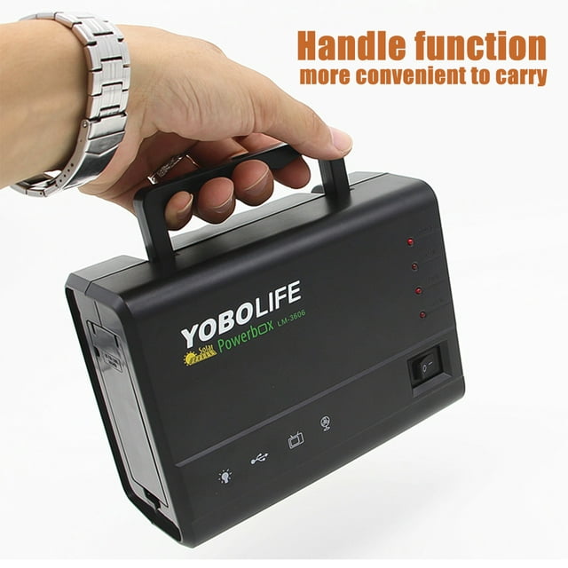 Generator, DFITO Portable Power Station Solar Generator with Solar Panels, Supply Energy Storage Kit USB Port Kit, Portable Power Bank for Camping Outdoor Family Rv Emergency