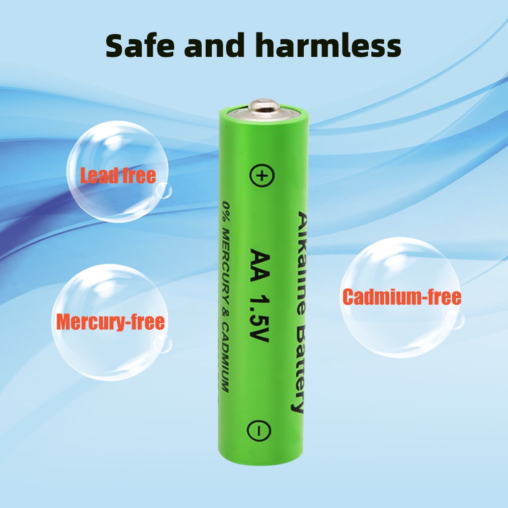 DFITO 16-Pack Rechargeable AAA Batteries Pre Charged, Alkaline 1.5V 600mAh Triple A Solar Batteries for Solar Lights and Universal Household Devices, Recharge up to 1200 Cycles