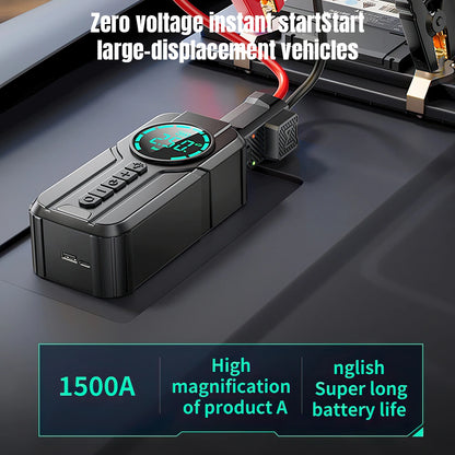 DFITO Jump Starter with Air Compressor, 1000A Peak, 8000mAh battery pack