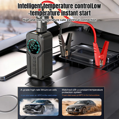 DFITO Jump Starter with Air Compressor, 1000A Peak, 8000mAh battery pack