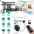 Wifi Surveillance Camera, DFITO Light Bulb Camera, Wireless Waterproof IP65, Automatic Human Tracking Night Vision Security Camera