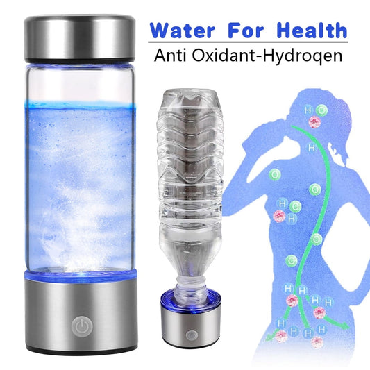 Hydrogen Water Bottle,DFITO Portable Hydrogen Water Ionizer Machine, Improve Water in 3 Minutes Hydrogen Water Ionizer Machine with SPE PEM for Home, Office, Travel, Drinking, Daily Use and Gifts