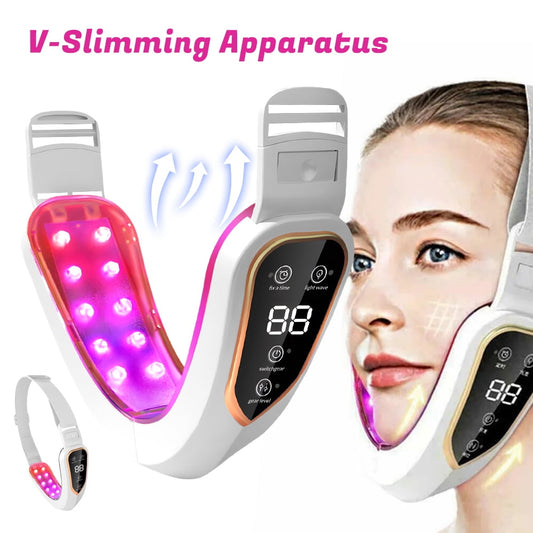 Double Chin Reducer Machine,DFITO Electric V-Face Shaping Eliminator, Lifting Firming Saggy Skin Tightening Machine for Women Skin Care