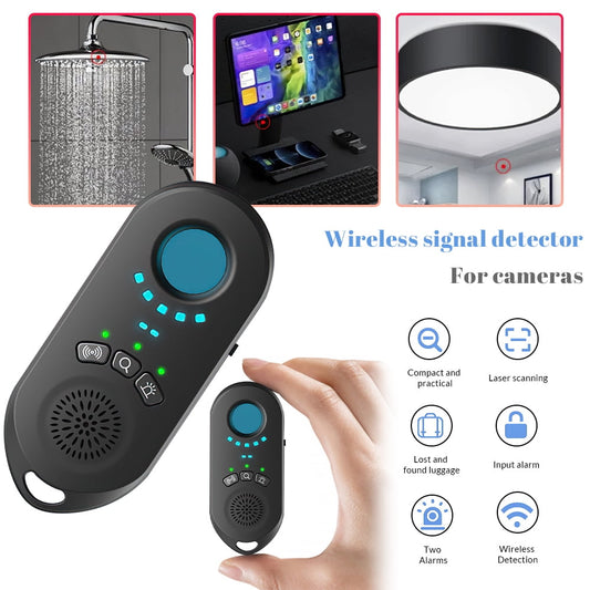 Anti Spy Detector,DFITO Bug Detector, Listening Device Finder GPS, Camera Finder Hidden Camera Detector Finder Automatic Detection and Scanning