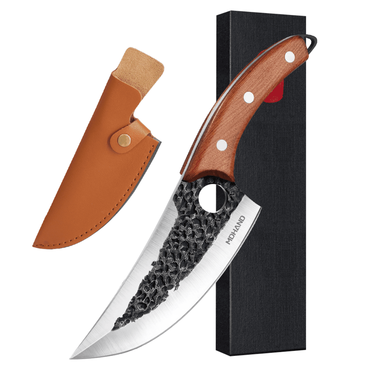 7 Inch Chef Knife -DFITO Butcher Knife for Meat, Japanese High Carbon Meat Cleaver Knife