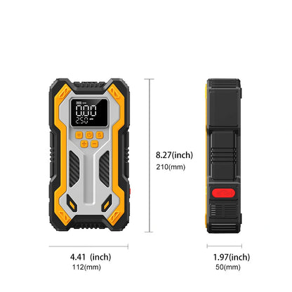 DFITO Jump Starter with Air Compressor, 1500A Peak, 6000mAh Battery Booster
