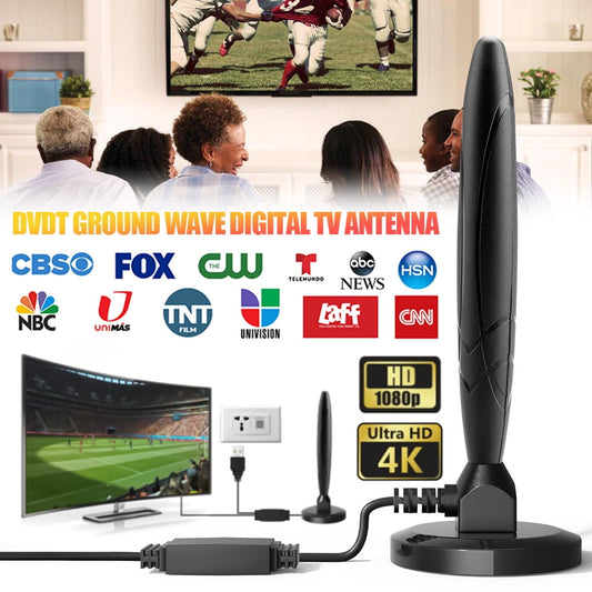 Digital TV Antenna,DFITO Indoor/Outdoor Digital Antenna Up 350 Miles Range, Support 4K 1080p All Television Outdoor Smart TV