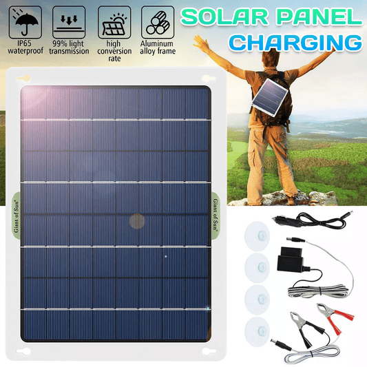 Portable Solar Panels,DFITO 40W/18V Mini Solar Panel with USB Ports & DC Output(10 Connectors), Solar Charger for Power Station Phones Laptop Tablet Outdoor Camping RV