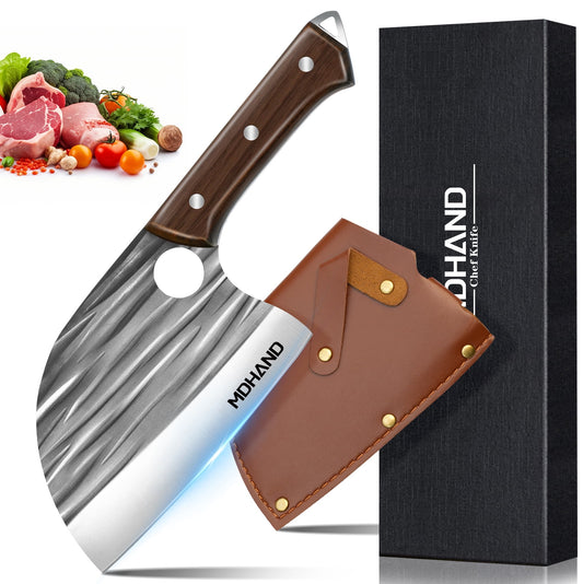 Chef Knife,DFITO 7 Inch High Carbon Stainless Steel Sharp Kitchen Knife with Ergonomic Handle, Gift Box for Family & Restaurant