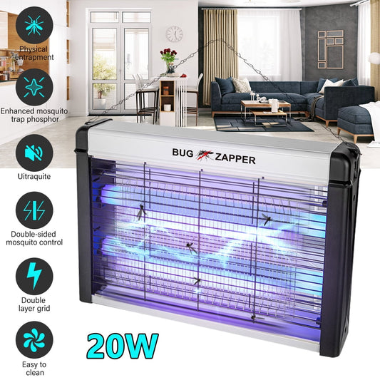 Lamp Insect Killer Mosquito Zapper Bug Pest Fly Trap Electric Light Lawn Indoor