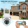 5G Security Camera Outdoor,1080P WiFi Wireless for Home Security,Auto Tracking,Human Detection,2-Way Audio,Color Night Vision, 5G 2.4G Dual CCTV PTZ Smart Camera,2 Pack