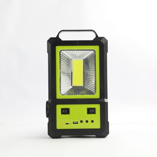 Portable Generator,DFITO 3600mAh Portable Power Station with Bulb, Solar Power Bank for Camping Outdoor Family Rv Emergency