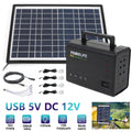Generator, DFITO Portable Power Station Solar Generator with Solar Panels, Supply Energy Storage Kit USB Port Kit, Portable Power Bank for Camping Outdoor Family Rv Emergency