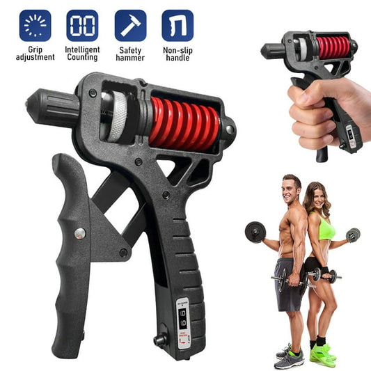 Grip Strength Trainer Kit with Counter,DFITO Hand Grip Strengthener Adjustable Resistance 11-360 lbs Forearm Exerciser