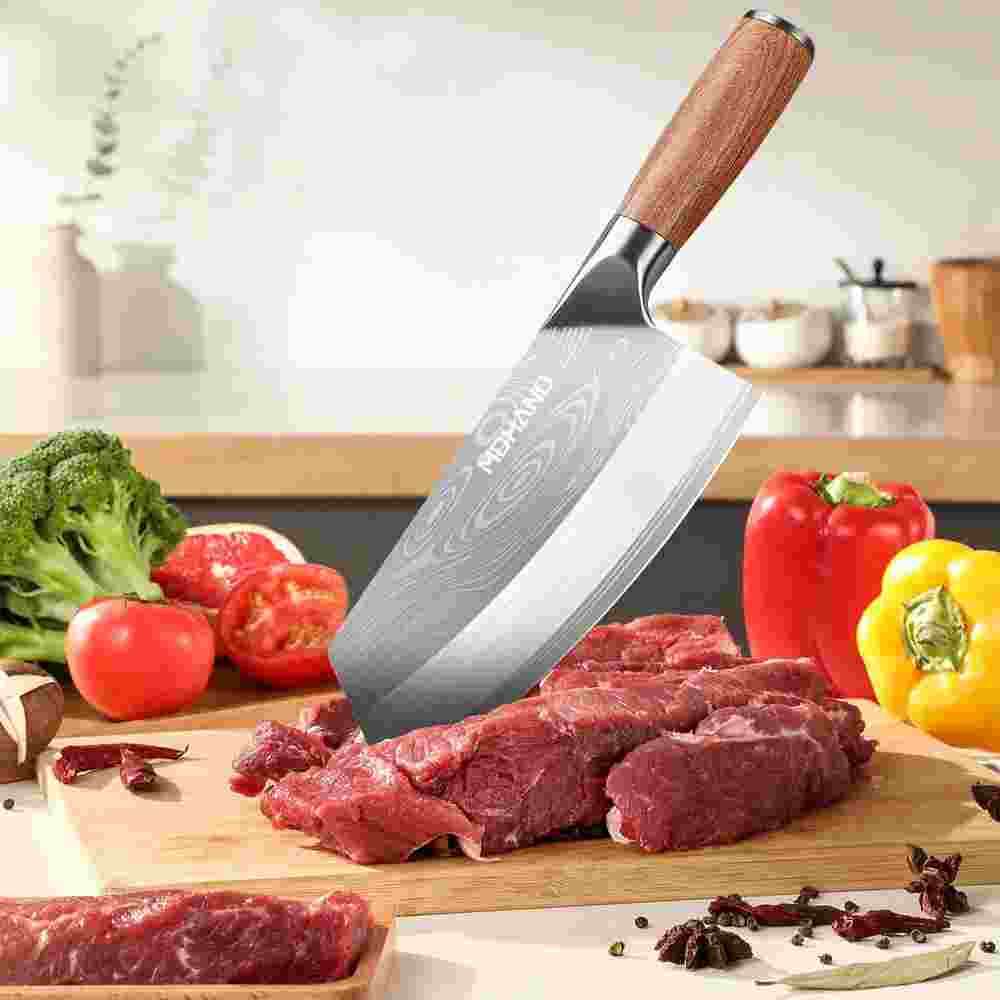 Handgemachtes Damastmesser - Geschmiedete Klinge, Hochkohlenstoffstahl, Ergonomischer Griff mit Premium-Geschenkbox