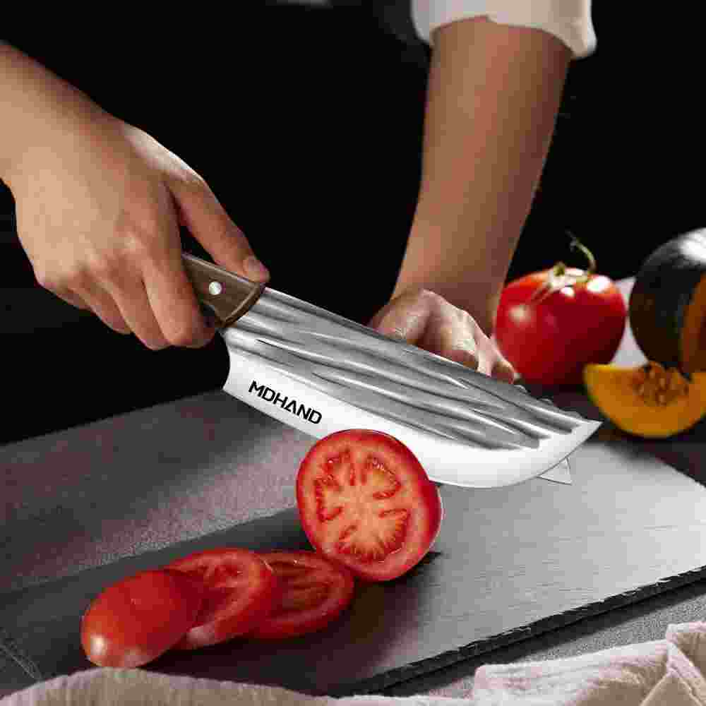 7 Inch High Carbon Stainless Steel Sharp Kitchen Knife with Ergonomic Handle