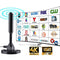 TV Antenna -DFITO Indoor/Outdoor Digital Antenna Up 150 Miles Range, Free Local Channels Support DTMB，ISDB,DVB-T,DMB-T