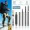 Trekking Poles Survival Set, DFITO Alumimum Alloy Lightweight Collapsible Hiking Poles Sticks Tactical Alpenstock
