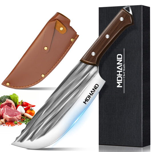 Chef Knife,DFITO 7 Inch High Carbon Stainless Steel Sharp Kitchen Knife with Ergonomic Handle, Gift Box for Family & Restaurant