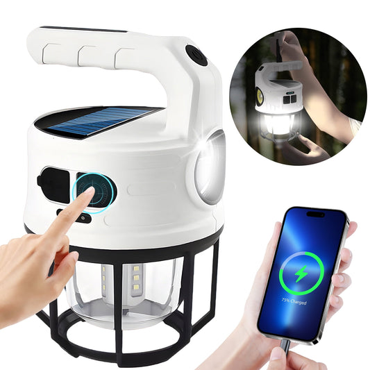 Rechargeable LED Camping Lantern,DFITO 800 High-Lumen Flashlight with 2400mAh Power Bank