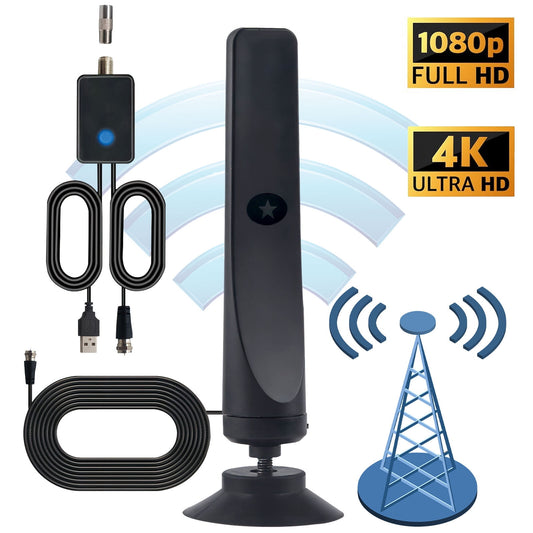 TV Antenna-TV Antenna Indoor,DFITO TV Antenna for Smart TV Indoor,Digital Antenna for Smart tv Indoor, 50+ Miles Long Range HD TV Antenna