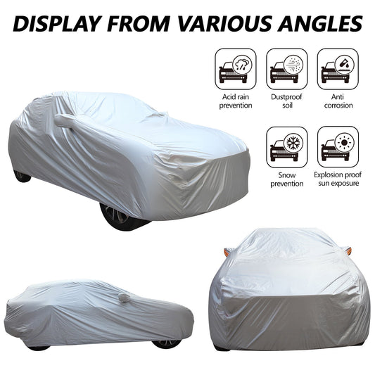 SUV Car Cover Waterproof All Weather,Fit 191-205 Inches SUV,DFITO Snowproof UV Protection Windproof Outdoor Full Car Cover