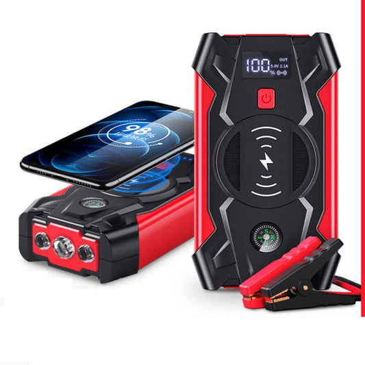 Jump Starter with 10W Wireless Charger,DFITO 4000A Peak 39800mAH Battery Jump Starter(Up to 6.0L Gas or 4L Diesel),12V Jump Box Car Battery Jumper with 4 LED Modes, Fast Charge 3.0