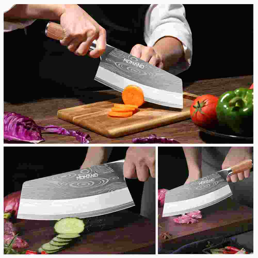 Handgemachtes Damastmesser - Geschmiedete Klinge, Hochkohlenstoffstahl, Ergonomischer Griff mit Premium-Geschenkbox