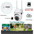 5G Security Camera Outdoor,1080P WiFi Wireless for Home Security,Auto Tracking,Human Detection,2-Way Audio,Color Night Vision, 5G 2.4G Dual CCTV PTZ Smart Camera,2 Pack
