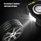 Tire Inflator Air Compressor, DFITO Portable Car Air Pump with Pointer Pressure Gauge, 12V 150 Psi Cordless, Bright LED Light