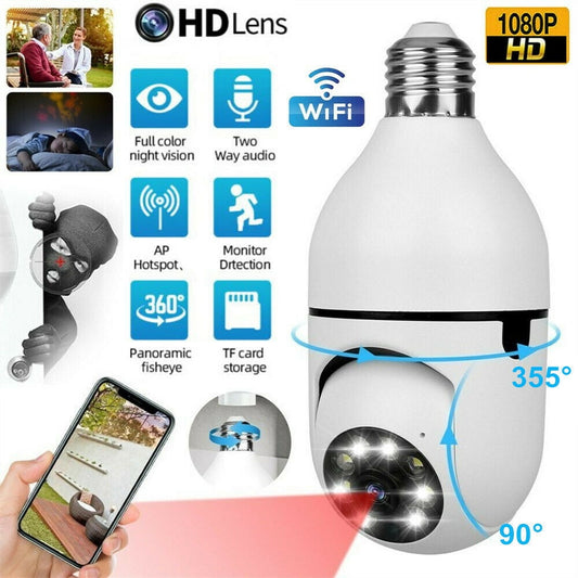 Security Camera, DFITO 1080P WiFi Security Camera with 360¡ã for Home Security Motion Tracking