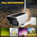 Solar Security Camera Wireless, DFITO 1080P HD Video Solar Powered IP Cameras for Home Security