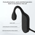 DFITO Bone Conduction Headphones Bluetooth V5.1 Wireless Earbuds Outdoor Sport Headset
