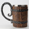 Yoosyge Wooden barrel Stainless Steel Resin 3D Beer Mug