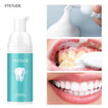 YTETUOE BEACUIR Tooth Whitening Cleaning Mousse Remove Plaque Stains Oral Odor Fresh breath Bright Teeth Toothpaste Dental Care 60g